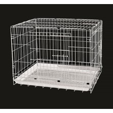 Kmrsfres Dayang Köpek Kafesi Beyaz 78X48X55