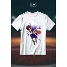  Jason Williams White Chocolate T-Shirt Baskılı Oversize Unisex %100 Pamuklu Kalın Kumaşlı Tişört