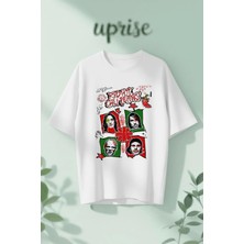  Red Hot Chili Peppers Baskılı Pamuklu Oversize T-Shirt