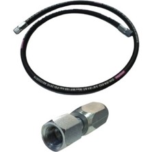 Karbeyaz Hidrolik  Damper Hortumu 5/8 Vidalı - New Holland - Massey Ferguson - Erkunt - Tümosan - Steyr-Başak - 200CM -   1  Adet