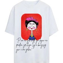  Grafftee %100 Organik Pamuk Bisiklet Yaka Illustrasyon Baskılı Özel Tasarım T-Shirt