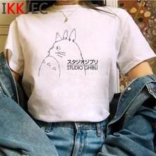  Totoro Studio Ghibli Sevimli Anime Tişört MOD544