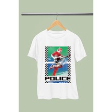  The Polıce Baskılı Pamuklu Kısa Kollu Regular Kalıp Rock Tshırt