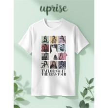  Taylor Swift Eras Tour Swiftie Baskılı Pamuklu Oversize T-Shirt