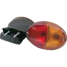 Stoplas Arka Stop Lambası Oval Düz Ortadan Cıvatalı (STP00077) - Td 55.65.75 - 47403613 -   1  Adet