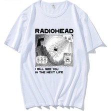  Radiohead T-Shirt Rock Grubu Vintage Hip Hop