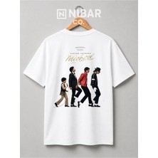  Pop'un Kralı Michael Jackson Özel Tasarım Premium Kalite Pamuklu Unisex Tişört