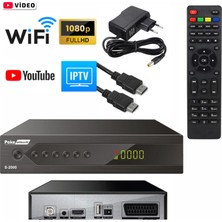 Full Hd Uydu Alıcı Kasalı Scartlı Youtube Free Ip Tv Destekli Pokesat S2000