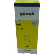 Narva Ampul 12 V - 21 W Tek Duy Stop Sinyal  93 - New Holland - Massey Ferguson - Erkunt - Tümosan - Steyr-Başak - 17635 -   10  Adet