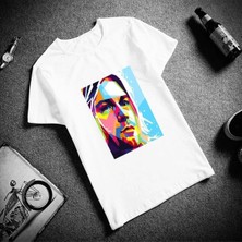  Moda Tişört Nirvana Kurt Cobain Portre