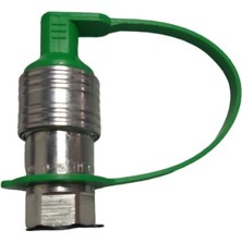 Pimak Hidrolik Şıkşık Damper Adaptörü Dişi Yeşil Saplı 1680263M1 (31301) - Fiat / New Holland 450 - 640 - New Holland 55 - Massey Ferguson 65 - 5091860 -   1  Adet