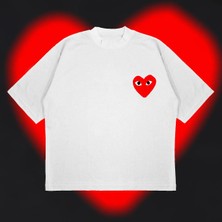  Comme Des Garçons Oversize Unisex Pamuklu Nefes Alan Kalın Kumaşlı