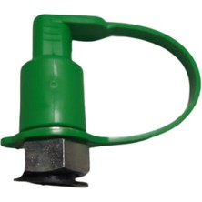 Pimak Hidrolik Şıkşık Damper Adaptörü Erkek Yeşil Saplı 1684473M1 - Fiat / New Holland 450 - 640 - New Holland 55 - Massey Ferguson 65 - 5093858 -   1  Adet