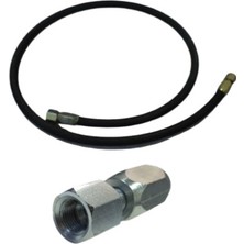 Karbeyaz Hidrolik  Damper Hortumu 5/8 Vidalı - New Holland - Massey Ferguson - Erkunt - Tümosan - Steyr-Başak - 180CM -   1  Adet