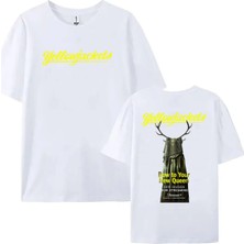  Beyaz Grafik Tv Dizisi Yellowjackets Baskılı Yaz Tees Hip Hop Unisex