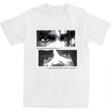  Beyaz Jayce x Viktor Arcane Tshirt Vintage Anime/ Harajuku Unisex Üstleri Pa