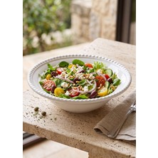 The Mia Grande Salata Kasesi Beyaz 22 cm