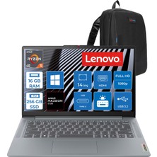 Lenovo Ideapad Slim 3 Ryzen5 40 16GB Lpddr5 256GB SSD Amd Radeon 610M 14" Fhd (1920X1080) IPS 300NITS Windows 11 Pro Taşınabilir Bilgisayar D82XN00DCTXP01 + Zetta Çanta