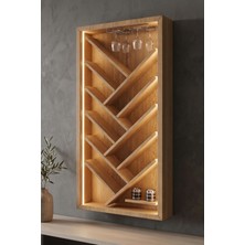Avm 24 Tepee Şişelik ve Şaraplık Meşe 70 cm
