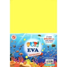 Kitabevimden Puti Eva Yapışkanlı Karışık Renk A4 1123--10 Lu