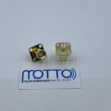 Motto Sma Erkek 4 Delikli Flanşlı Lehim Panel Konnektör