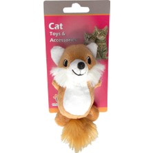 Kmrsfres Eastland Peluş Hışırtıkedı Oyuncağı Tilki 9,5x5 cm