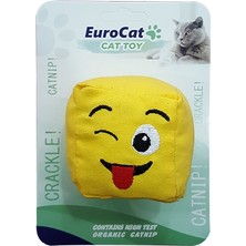 Kmrsfres Eurocat  Oyuncağı Dil Çıkaran Smiley Küp 6 cm