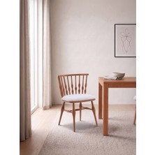 Gazzini Furniture Natura Retro Iskandinav Ahşap Sandalye