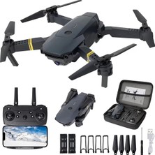 Tastech Çift Bataryalı Çift Kameralı Drone Uzaktan Kumandalı App Destekli Pervane Korumalıklı Quadcopter