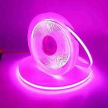 Seglight Cob Şerit LED Pembe 320 Ledli  5madaptör Dahil