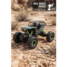 Farbu Oyuncak Racing Crew Max Rock Crawler 1:16 Ölçek 4WD Uzaktan Kumandalı Arazi Aracı 2.4 Ghz Oyuncak Araba