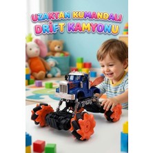 Farbu Oyuncak 7 Fonksiyonlu Uzaktan Kumandalı Yan Giden Drift Kamyonu 4WD 2.4 Ghz Şarjlı Arazi Aracı