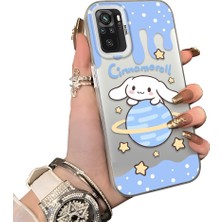 HONTINGA Poco M5S ile Uyumlu Kılıf Silikon Kenar Sert Arka Kamera Koruyucu Basitlik Anti Düşme Kamera Korumalı Karikatür Desen Couple Telefon Kılıfı Kadın ve Erkek Için Uygundur K1-1605