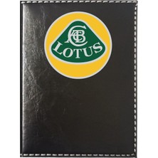 Buççin Online Mağaza Lotus Logolu Siyah Ruhsat Kabı