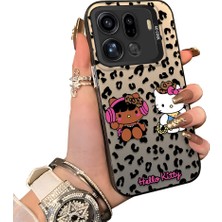 HONTINGA Oppo Find X9 Pro 5g ile Uyumlu Kılıf Silikon Kenar Sert Arka Kamera Koruyucu Basitlik Anti Düşme Kamera Korumalı Kitty Desen Couple Telefon Kılıfı Kadın ve Erkek Için Uygundur K1-1607