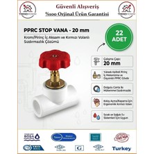 Berke PPRC Kelebek Stop Vana - 20mm - 22 Adet
