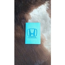 Buççin Online Mağaza Honda Deri Dikişli Araç Ruhsat Kılıfı Kabı Ruhsatlık Ruhsat Koruyucu