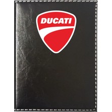 Buççin Online Mağaza Ducatı Logolu Siyah Ruhsat Kabı