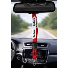 Buççin Online Mağaza Araç Dikiz Aynası Askı Ipi Lanyard Anahtarlık Tutucu Oto Iç Aksesuar Dikiz Aynası Askı Kayışı Beyaz