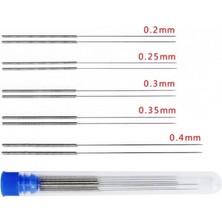 Devremarkt 3D Yazıcı Nozül Temizleme Iğnesi Seti 0.2-0.4mm Nozzle Cleaning Needle Creality Ender 3 V2 Ender 5 A