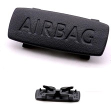 Buççin Online Mağaza Golf Airbag Kapak Jetta Airbag Yazısı Passat Airbag Yazısı Siyah Renk 36X16MM