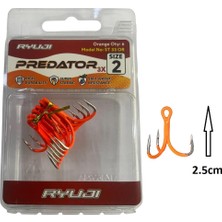 Ryuji Predator 3x ST33 No:2 Üçlü Iğne Orange 6 Adet