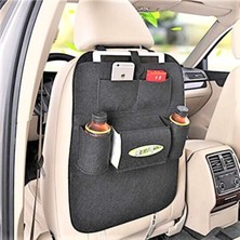 Buççin Online Mağaza Araç Içi Düzenleyici Koltuk Arkası Siyah Keçe Organizer Oto Aksesuar Seat Back Organizer