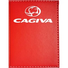 Buççin Online Mağaza Cagıva Kırmızı Ruhsat Kabı