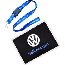 Buççin Online Mağaza Volkswagen Logolu Anahtarlıklı Mavi Oto Ayna Askı Ipi | Volkswagen Araç Torpido Üstü Kaydırmaz Ped