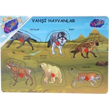 Eco Lounge ONY-328 329 Onyıl, Ahşap Tutmalı Vahşi Hayvanlar