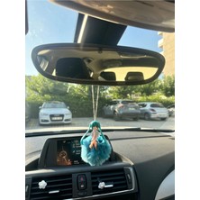 Buççin Online Mağaza Otomobil Dikiz Süsü Anime Bebek Dikiz Süsü Turkuaz Ponpon ve Anime Dikiz Süs