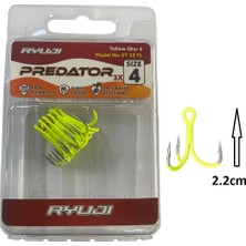 Ryuji Predator 3x ST33 No:4 Üçlü Iğne Yellow 6 Adet