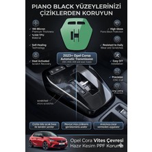 Buççin Online Mağaza Opel Corsa (2023-2026) Otomatik Vites Konsolu Ppf Kaplama - Jel ve Ragle Dahil (%100 Tpu / Kendini Y
