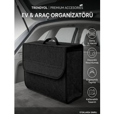 Buççin Online Mağaza Oto Aksesuar Araç Bagaj Düzenleyici Çanta Pratik Alet Çantası Araç Bagaj Organizeri Araba Aksesuarı